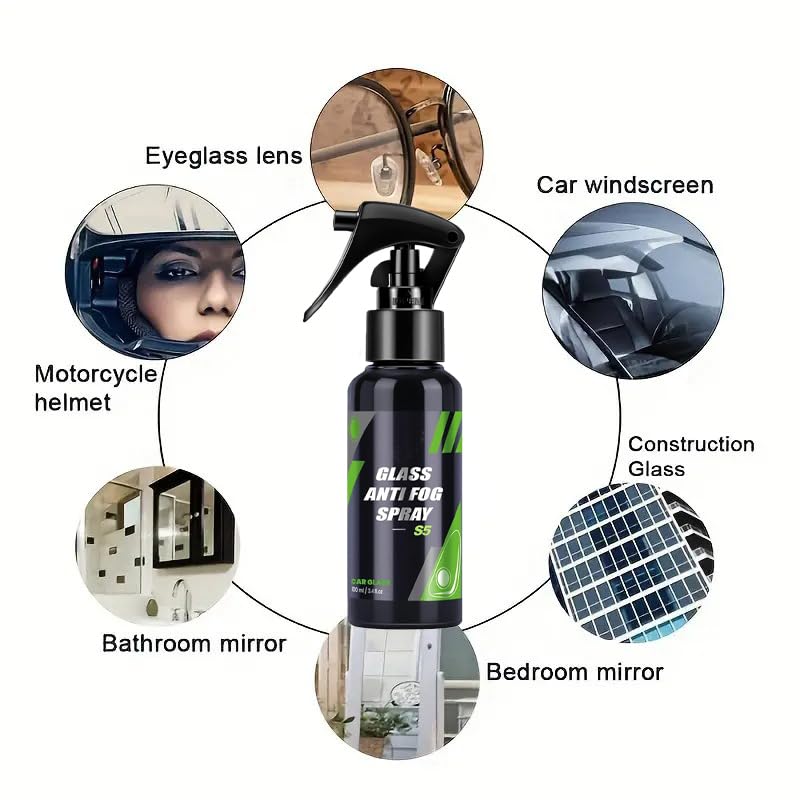 Car Glass Anti- Fog Spray 100ML (Pack of 2)