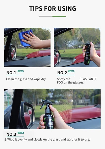 Car Glass Anti- Fog Spray 100ML (Pack of 2)