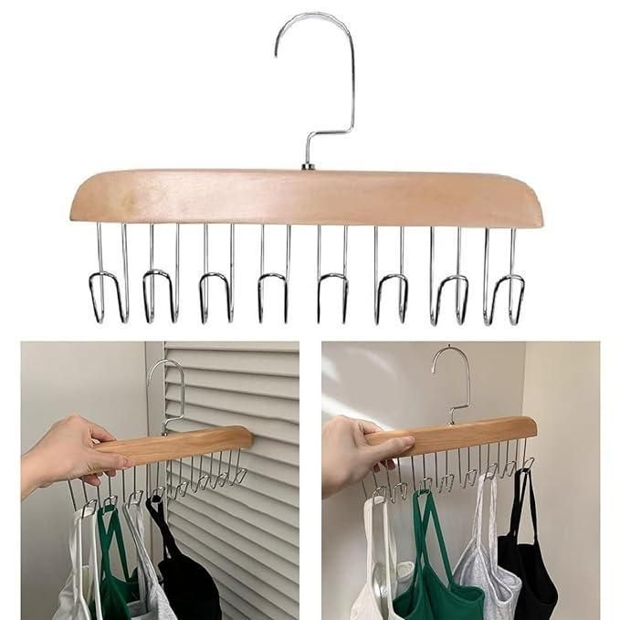 Multifunctional Wooden Hanger