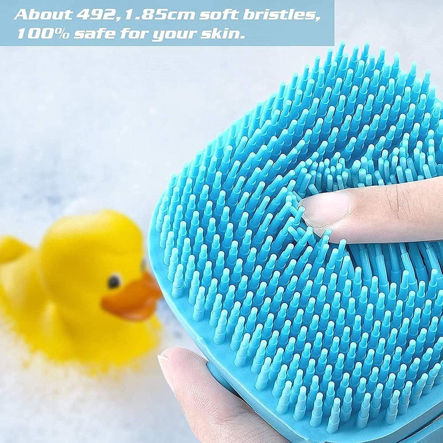 2-in-1 Silicone Bath Brush – Deep Clean with Every Squeeze